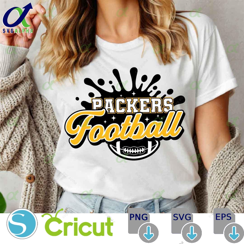Packers Football Svg Png Football Svg Sports Svg Football Shirt Sublimation Designs Png Dxf Jpg Eps